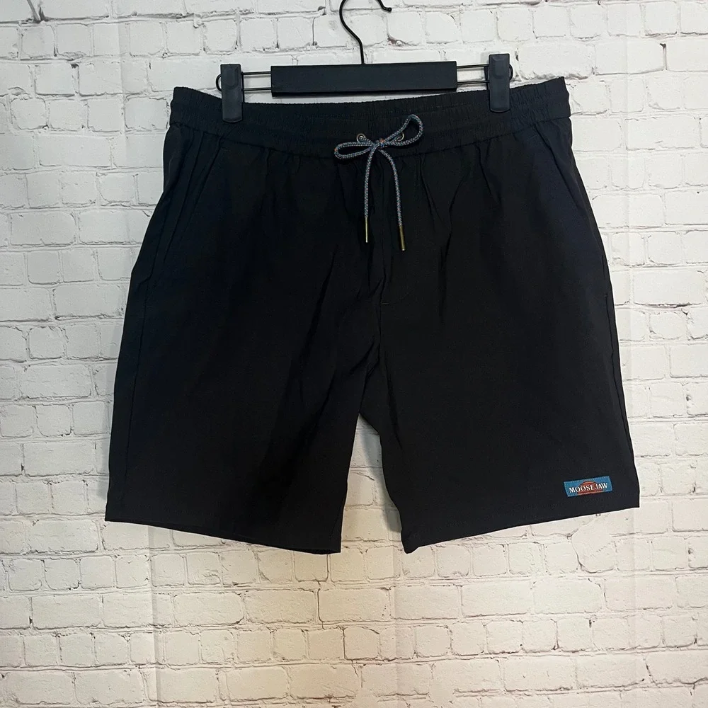 Moosejaw Men Charcoal Grey The Moosejaw‎ Short Recycled Nylon Stretch Hiking Med